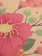 Бумага упаковочная, крафтовая, "Яркие пионы"