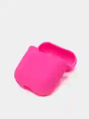 Тёмно-розовый силиконовый чехол для беспроводных наушников AirPods 1, AirPods 2