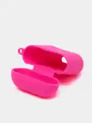 Тёмно-розовый силиконовый чехол для беспроводных наушников AirPods 1, AirPods 2