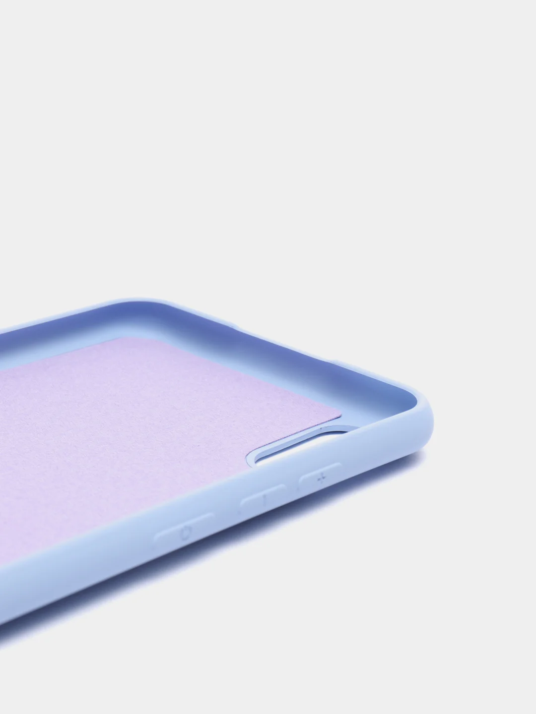 Лавандовый чехол с защитой камеры и бархатом внутри VIVO Y1S