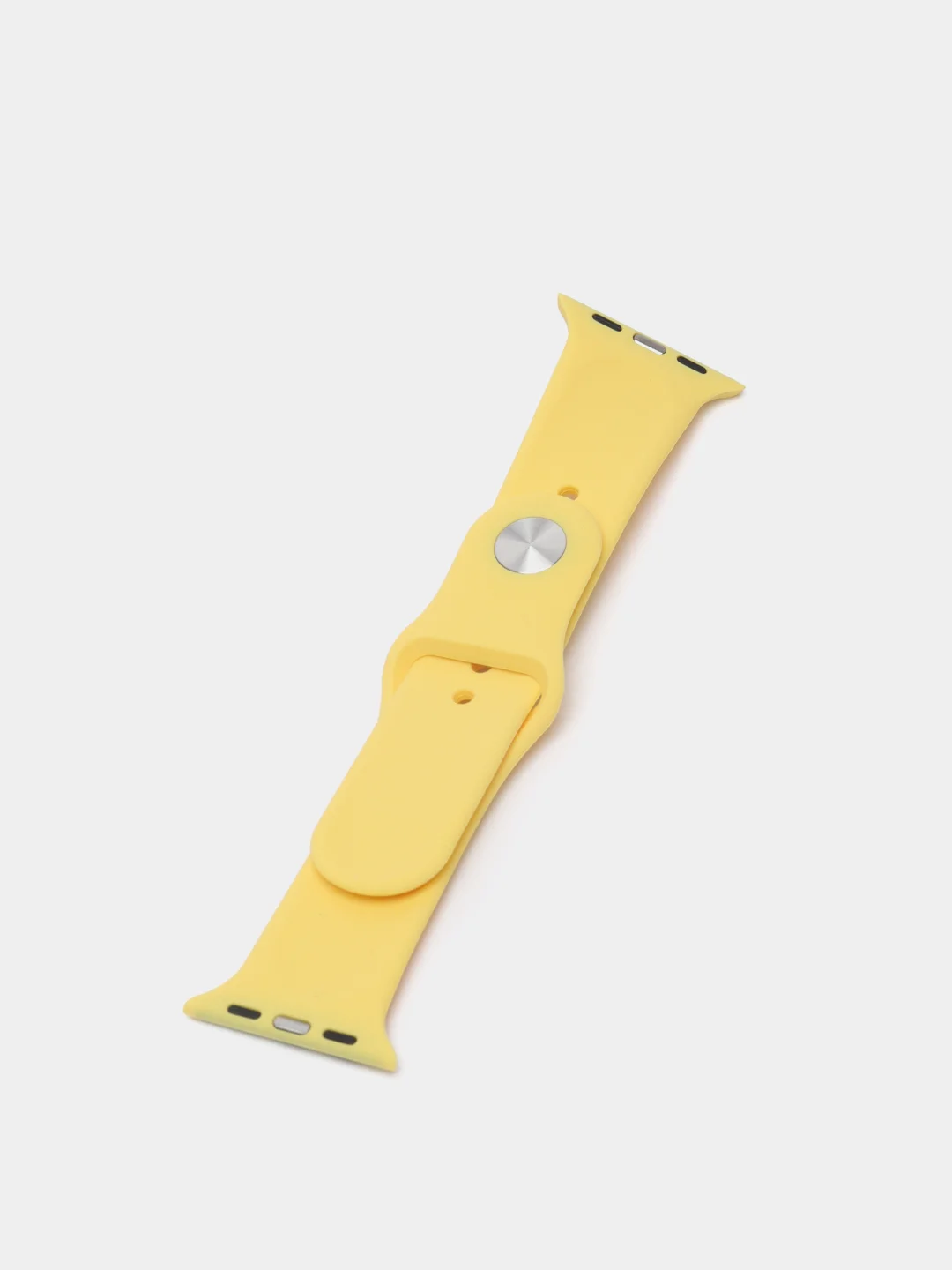 Лимонный ремешок для Apple Watch, силиконовый