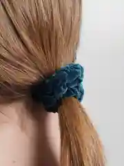 Хаки бархатная резинка, разные цвета
