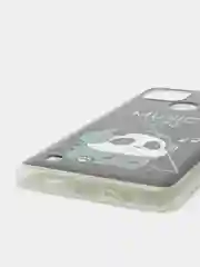 Черный силиконовый чехол Realme C21, с рисунком