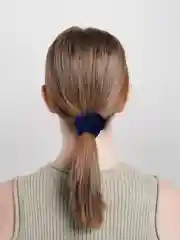 Индиго бархатная резинка, разные цвета