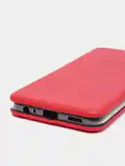 Красный чехол книжка для Xiaomi Redmi Note 9T