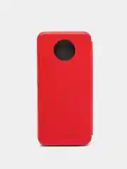 Красный чехол книжка для Xiaomi Redmi Note 9T