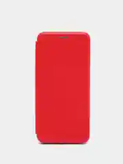 Красный чехол книжка для Xiaomi Redmi Note 9T