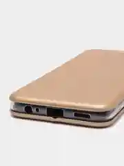 Золотой чехол книжка для Xiaomi Redmi Note 9T