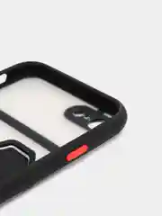 Черный чехол для iPhone XR, 11, 12, 13, Pro, Max, 7, 8, ХР с карманом, отделением для карт