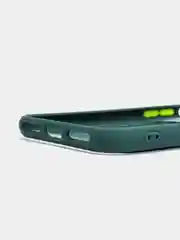 Тёмно-зелёный чехол для iPhone XR, 11, 12, 13, Pro, Max, 7, 8, ХР с карманом, отделением для карт