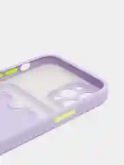 Лавандовый чехол для iPhone XR, 11, 12, 13, Pro, Max, 7, 8, ХР с карманом, отделением для карт