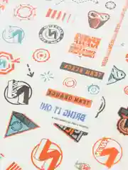 Наклейки-татуировки NERF, 2 листа
