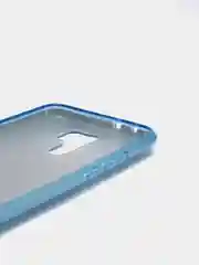 Голубой чехол Xiaomi Redmi 9, Сяоми Редми 9 блестящий сияющий