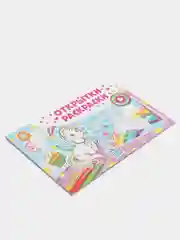 Открытки-раскраски с наклейками. Чудесные единороги