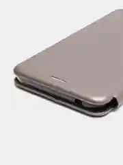 Серебряный чехол книжка Xiaomi Redmi 10C / 10C NFC / Poco C40 (Сяоми Редми 10С / Поко С40)