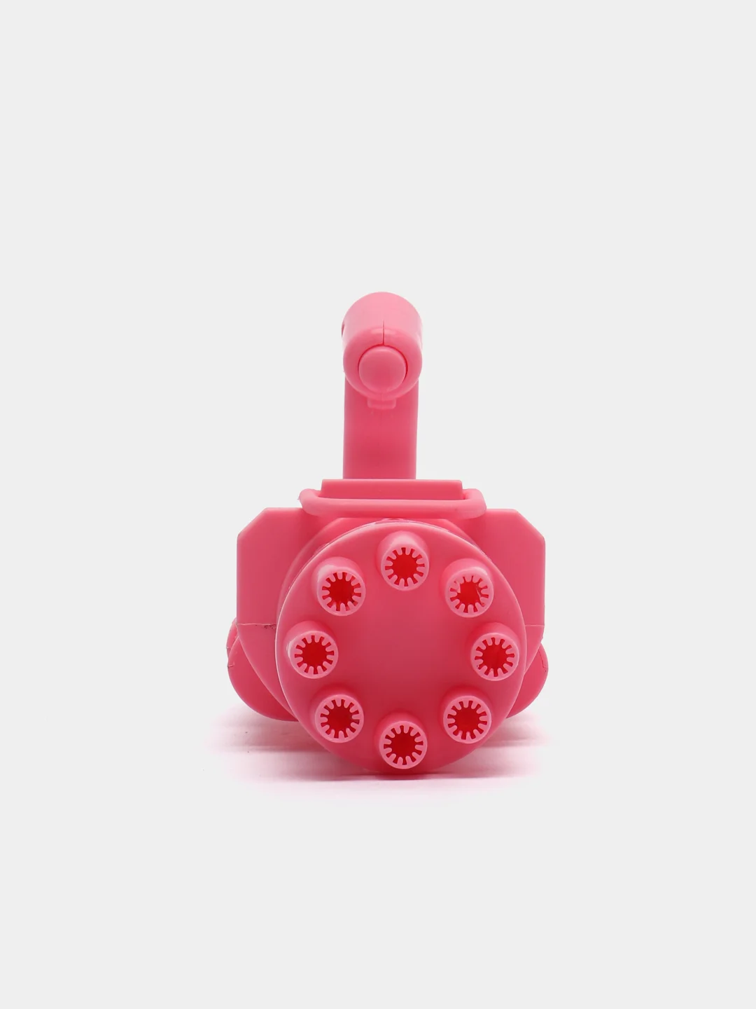 Розовый генератор для мыльных пузырей миниган BUBBLE GUN в виде пистолета-пулемета