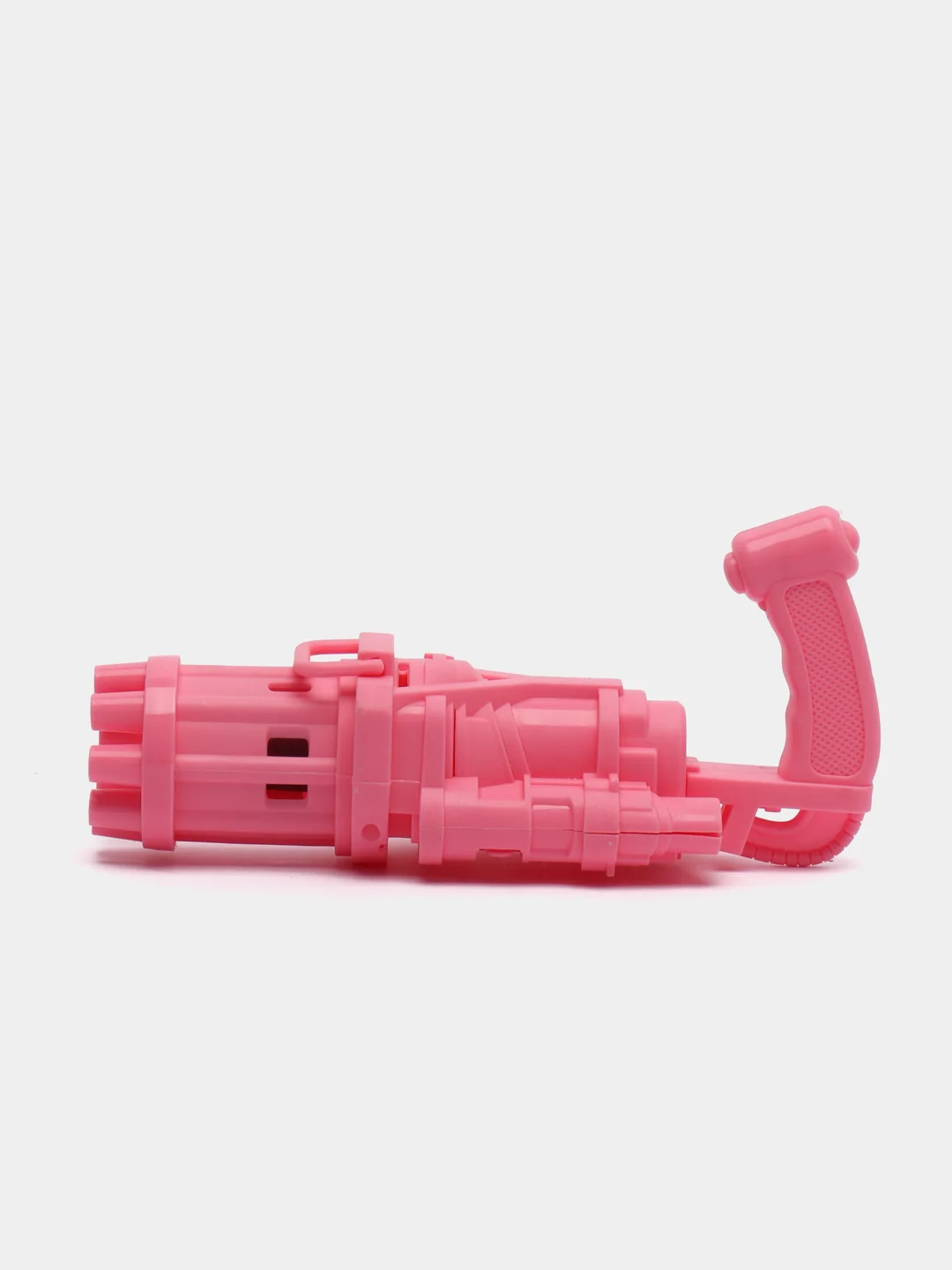 Розовый генератор для мыльных пузырей миниган BUBBLE GUN в виде пистолета-пулемета