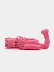 Розовый генератор для мыльных пузырей миниган BUBBLE GUN в виде пистолета-пулемета