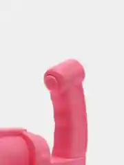 Розовый генератор для мыльных пузырей миниган BUBBLE GUN в виде пистолета-пулемета