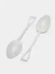 Ложка одноразовая белая, 40 штук