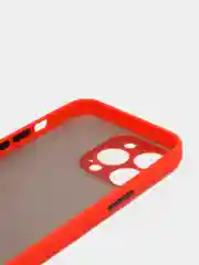 Красный чехол для Apple iPhone 13 / iPhone 13 Pro / iPhone 13 Pro Max с цветными кнопками