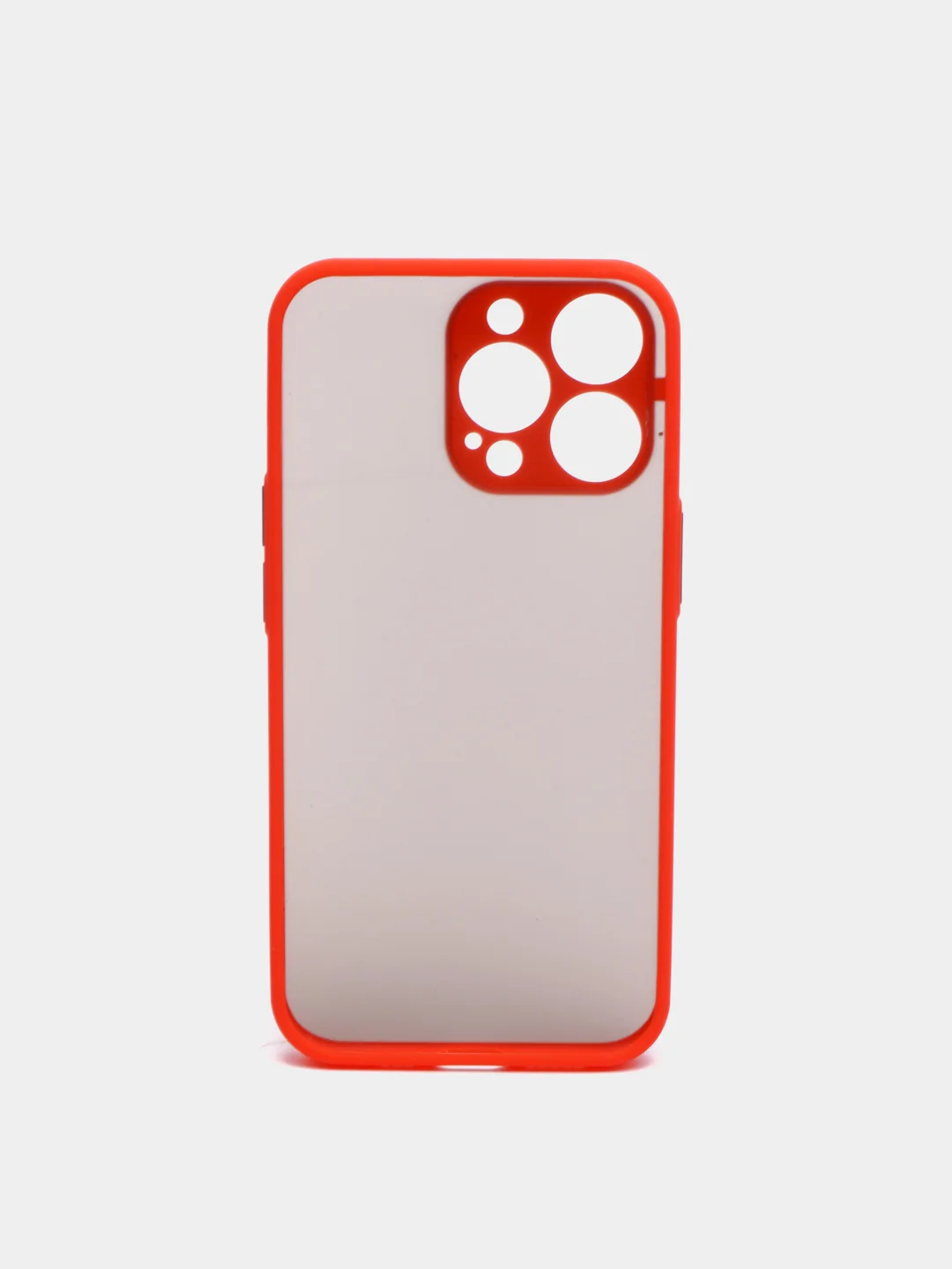 Красный чехол для Apple iPhone 13 / iPhone 13 Pro / iPhone 13 Pro Max с цветными кнопками