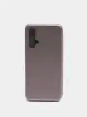 Серый чехол-книжка Honor 20 / Huawei Nova 5T