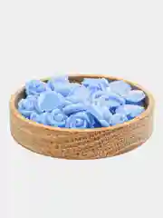 Голубой кабошоны цветы .Фурнитура для рукоделия. Бусины для рукоделия. Аксессуары