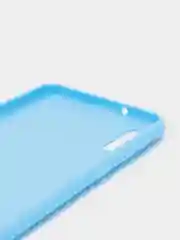 Голубой чехол силиконовый для Samsung Galaxy A10 (Самсунг Галакси А10), цветной, матовый