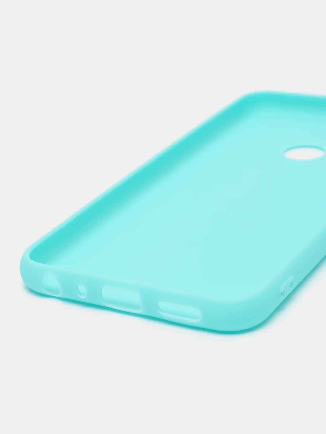 Бирюзовый чехол Huawei Honor 9 Lite силиконовый