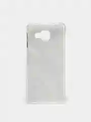 Коралловый меланж чехол Samsung Galaxy A3 2016 SM-A310 (Галакси А3 СМ-А310, силиконовый с мраморным рисунком