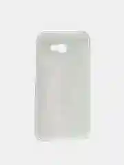 Зеленый чехол Samsung Galaxy A7 2017 / SM-A720, Галакси А7 2017, силиконовый с мраморным рисунком