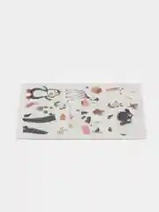 Золотистый хаки детские татуировки светящиеся / временные татуировки / переводные татуировки для детей