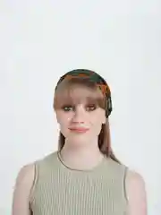 Оранжевый повязка на голову летняя