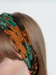 Оранжевый повязка на голову летняя