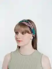 Зеленый повязка на голову летняя