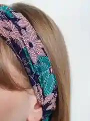 Зеленый повязка на голову летняя