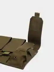 Желтый закрытый подсумок для магазина от автомата на молли