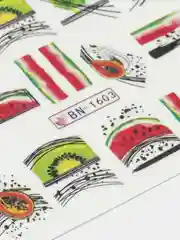 Зеленый наклейки для дизайна ногтей, слайдеры для маникюра и педикюра, водные наклейки для ногтей