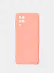 Пастельно-коралловый чехол Silicone Cover для Samsung Galaxy A12 / M12 силиконовый