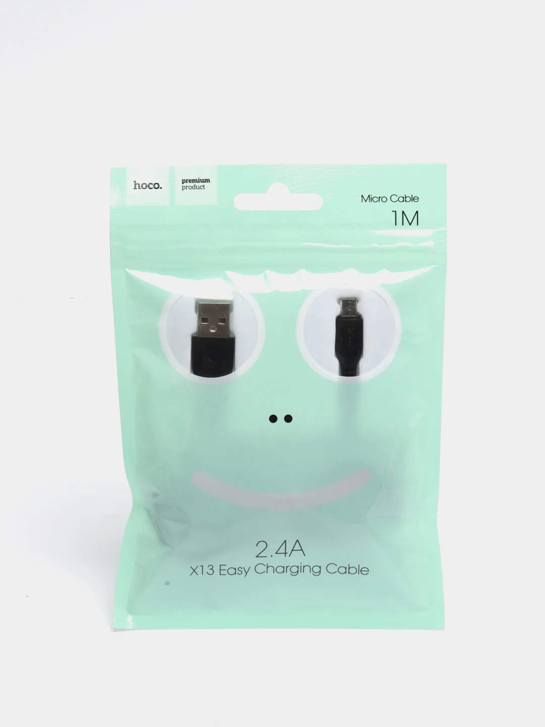 Черный кабель USB HOCO X13 Micro USB для Android (Андроид)