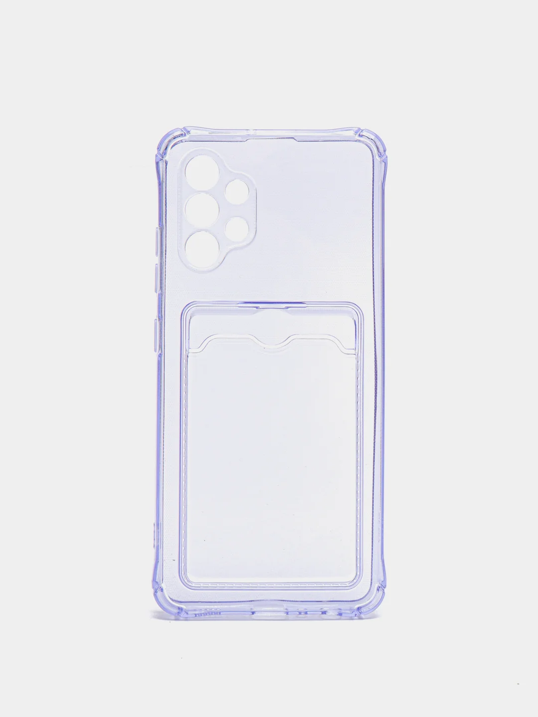 Голубой чехол с карманом для карт на Samsung А12, А51/M40S, А32, A30S/A50/A50S, A30, A52, A72, А13