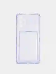 Голубой чехол с карманом для карт на Samsung А12, А51/M40S, А32, A30S/A50/A50S, A30, A52, A72, А13