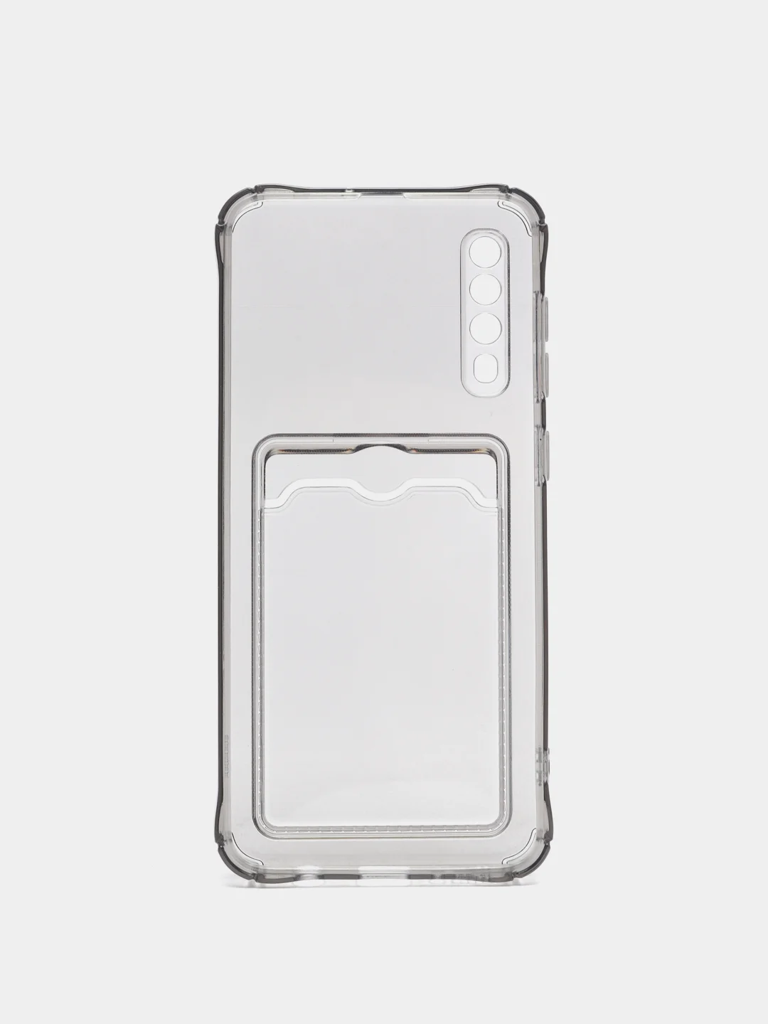 Угольный чехол с карманом для карт на Samsung А12, А51/M40S, А32, A30S/A50/A50S, A30, A52, A72, А13