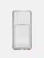 Угольный чехол с карманом для карт на Samsung А12, А51/M40S, А32, A30S/A50/A50S, A30, A52, A72, А13
