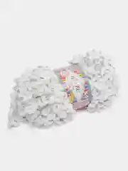 Молочный puffy Fine Alize пряжа маленькими петельками
