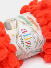 Золотистый хаки пряжа с большими петельками Puffy Alize (Ализе Пуффи), разные цвета