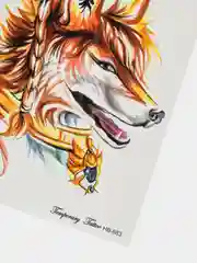 Красочные тату на тело (цветные)
