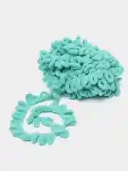 Бирюзовый пряжа Alize Puffy, петельки большие, микрополиэстер, 100 г, 9 м