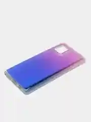 Фиолетовый чехол Samsung Galaxy Note 10 Lite, Самсунг Галакси Нот 10 Лайт силиконовый градиент